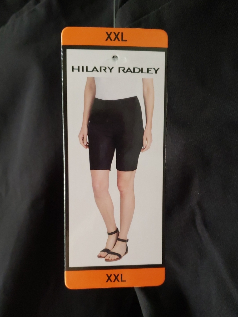 Lot Of 2 Pairs New Hilary Radley Black Women's Shorts - Picture 2 of 7